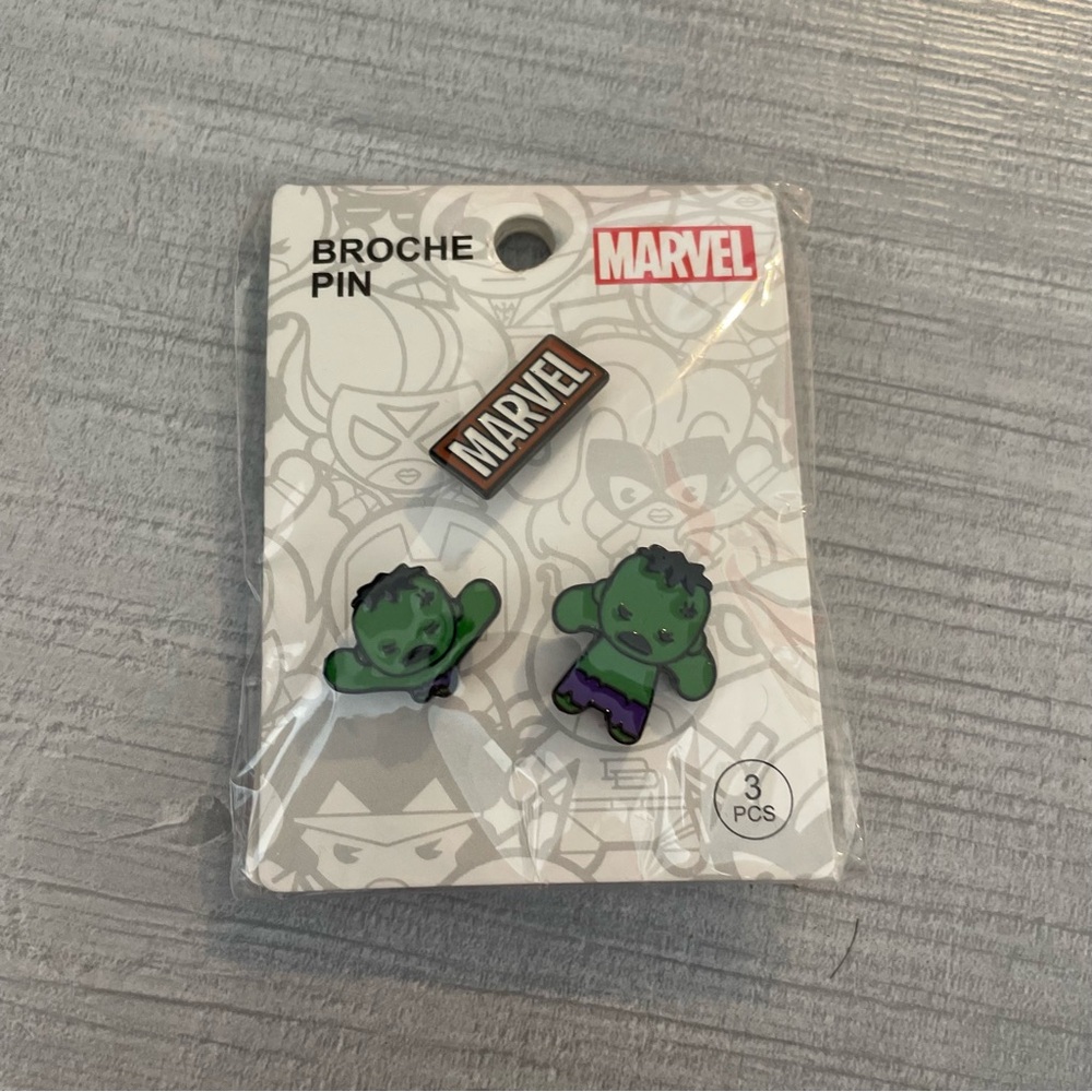 🌷3/$15 NEW Miniso X Marvel Hulk Mini Pins